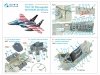 Quinta Studio QD+32252 F-15C PAD-upgraded 3D-Printed & coloured Interior on decal paper (Tamiya) (with 3D-printed resin parts) 1/32